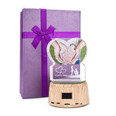 Personalized Photo Night Light Bluetooth Player Turntable Display Stand Valentine's Day Gifts